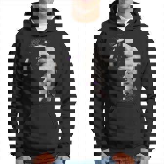 Black Cat And White Cat Yin And Yang Halloween For Men Women Men Hoodie - Thegiftio