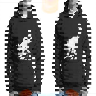 Black Cat White Cat Halloween Quote Men Hoodie Graphic Print Hooded Sweatshirt - Thegiftio