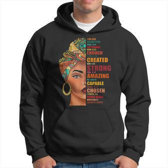 Black Queen Lady Curly Natural Afro African American Ladies V3 Men Hoodie - Thegiftio