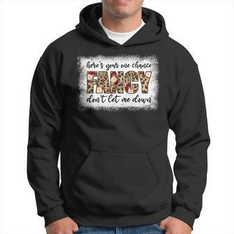 Bleached Heres Your One Chance Fancy Dont Let Me Down Men Hoodie Graphic Print Hooded Sweatshirt - Thegiftio UK