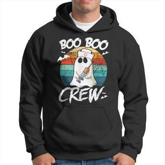Boo Boo Crew Nurse Funny Ghost Women Halloween Nurse V2 Hoodie | Seseable UK