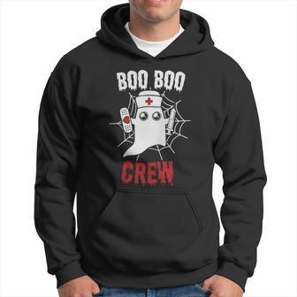 Boo Boo Crew Nurse Halloween Day Retro Halloween Hoodie - Thegiftio UK
