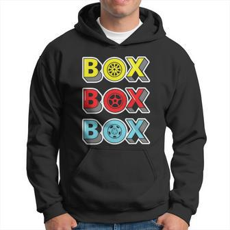 Box Box Box Retro Vintage Racing Hoodie - Thegiftio UK