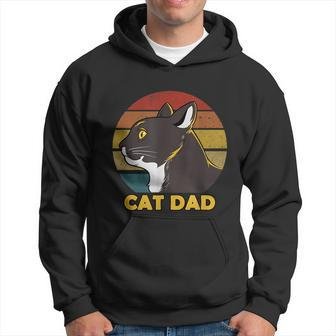Cat Dad Father Day Men Hoodie - Thegiftio UK