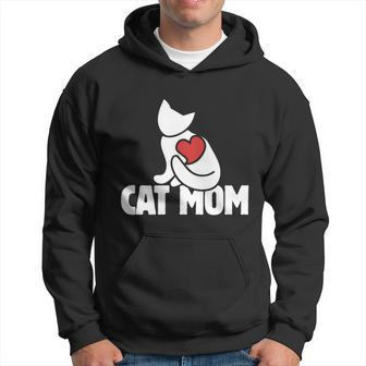 Cat Mom Cats Moms Cute Cat Mom Men Hoodie - Thegiftio UK
