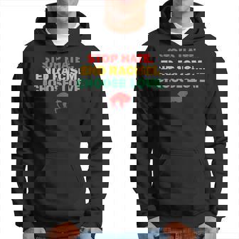 Choose Love Buffalo Stop Hate End Racism Buffalo Strong Men Hoodie - Thegiftio