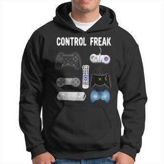 Control Freak Funny Humor Novelty For Video Gamers Players Hoodie - Thegiftio UK