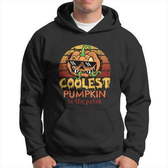 Coolest Pumpkin In The Patch Funny Coolest Pumpkin In The Patch Halloween Costum Hoodie - Thegiftio UK