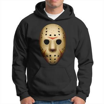 Creepy Goalie Hockey Halloween Mask Men Hoodie - Thegiftio UK