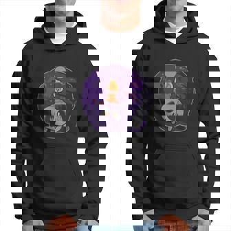 Cute Halloween Candle Skull Men Hoodie - Thegiftio