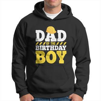 Dad Of The Birthday Boy Construction Birthday Party Hat Men Men Hoodie - Thegiftio UK