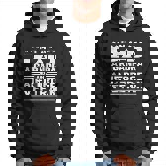 Dad Grandpa Air Force Veteran Vintage Top S Men Hoodie - Thegiftio UK