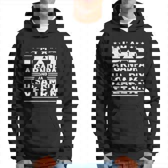 Dad Grandpa Us Army Veteran Vintage Top S Cool Men Hoodie - Thegiftio UK