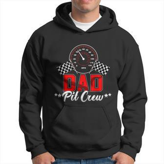 Dad Racing Car Birthday Party Family Matching Daddy Pit Crew Hoodie - Thegiftio UK