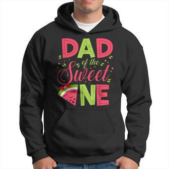 Daddy Of The Sweet One Watermelon Father Papa 1St Bday Hoodie - Thegiftio UK