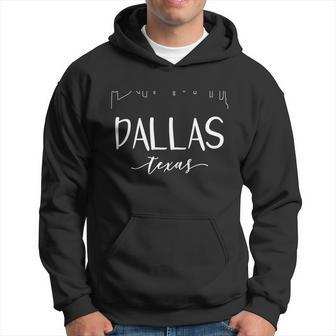 Dallas Texas Gift Downtown City Skyline Gift Hoodie - Monsterry CA