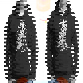 Dalmatian Costume Halloween | Cool Simple Animal Funny Gift Men Hoodie Graphic Print Hooded Sweatshirt - Thegiftio