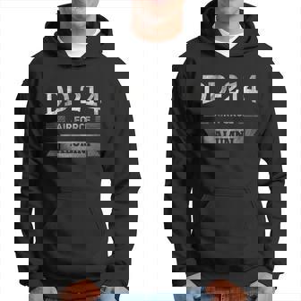 Dd214 Air Force Alumni Vintage Veteran Birthday Military Men Hoodie - Thegiftio
