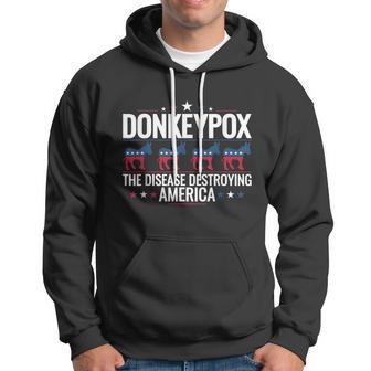 Donkey Pox The Disease Destroying America Funny Donkeypox V5 Hoodie - Monsterry DE