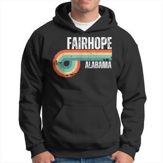 Fairhope City Alabama State Vintage Retro Souvenir Hoodie - Thegiftio UK
