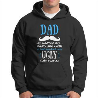 Fathers Day For Father From Daughter Son The Best Father Men Hoodie - Thegiftio UK