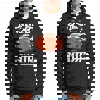 Feast Mode Football Turkey Thanksgiving Men Boys Men Hoodie - Thegiftio