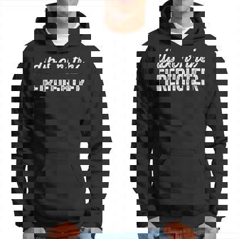 Firefighter Funny Firefighter Wife Dibs On The Firefighter V2 Hoodie - Seseable