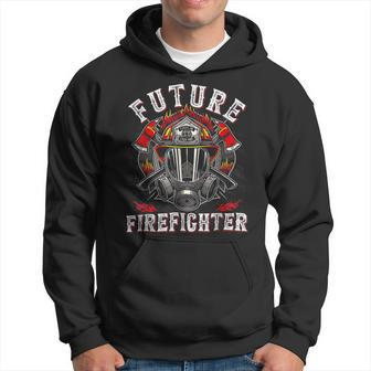 Firefighter Funny Future Firefighter Thin Red Line Firefighting Lover V2 Hoodie - Seseable