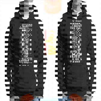Firefighter Proud Dad Of A Firewoman Father Firefighter Dad V2 Hoodie - Seseable