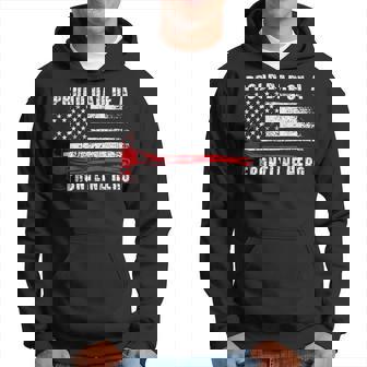 Firefighter Proud Dad Of A Hero Firefighter Father Fire Dad V2 Hoodie - Seseable
