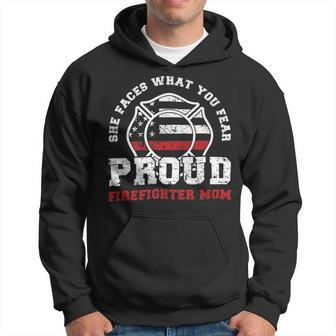 Firefighter Proud Fire Mother Of A Firefighter Daughter Hoodie | Seseable UK