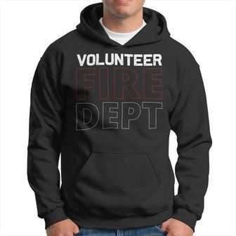 Firefighter Volunteer Firefighter Fire Rescue Department Fireman Hoodie - Seseable