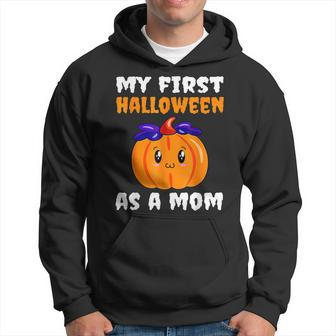 My First Halloween As A Mom Cute New Mom Pumpkin V2 Men Hoodie - Thegiftio UK