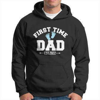 First Time Dad 2022 Promoted To Daddy 2022 Funny Gift For New Dad Graphic Design Printed Casual Daily Basic Hoodie - Thegiftio UK