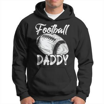 Football Daddy For Men Family Matching Players Fathers Day Men Hoodie Graphic Print Hooded Sweatshirt - Thegiftio UK