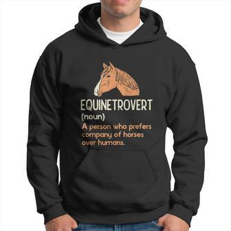 Fun Horse Lover Gifts Funny Meme Saying Horse Definition Hoodie - Thegiftio UK