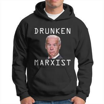 Funny Anti Biden Drunken Marxist Joe Biden Hoodie - Monsterry