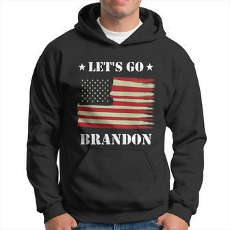 Funny Anti Biden Fjb Lets Go Brandon Let Go Brandon American Flag Republic Hoodie - Monsterry DE