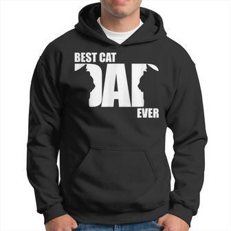 Funny Cat Daddy Best Cat Dad Ever Men Hoodie Graphic Print Hooded Sweatshirt - Thegiftio UK