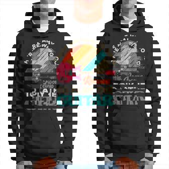 Funny Guitarist Music Guitar Player Musician Retro Guitar Hoodie - Thegiftio