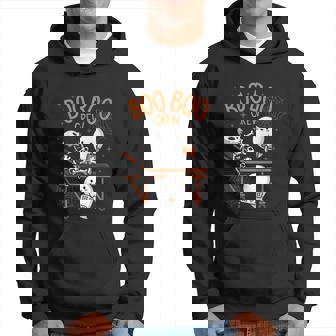 Funny Halloween Boo Boo Crew Ghost Doctor Paramedic Emt Nurse Halloween Hoodie - Thegiftio