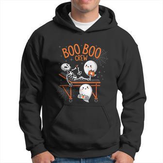 Funny Halloween Boo Boo Crew Ghost Doctor Paramedic Emt Nurse Halloween Hoodie - Thegiftio UK