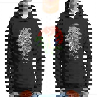 Funny Halloween Cute Halloween Dabbing Halloween Characters Graphic Design Printed Casual Daily Basic Hoodie - Thegiftio