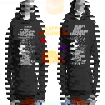 Funny Halloween Cute Happy Halloween Friends Graphic Design Printed Casual Daily Basic V2 Hoodie - Thegiftio UK