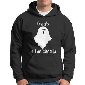 Funny Halloween Freak In The Sheets Funny Halloween Graphic Design Printed Casual Daily Basic Hoodie - Thegiftio UK