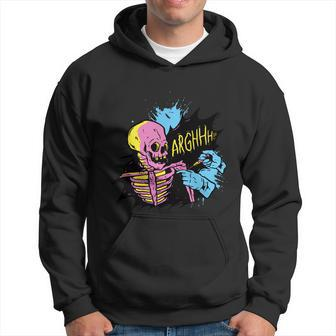 Funny Halloween Skeleton Vaccinated Halloween Party Graphic Design Printed Casual Daily Basic Hoodie - Thegiftio UK
