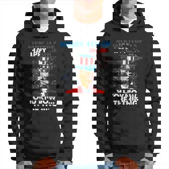 Funny Joe Biden Merry 4Th Of You Know The Thing 4Th Of July Hoodie - Thegiftio UK