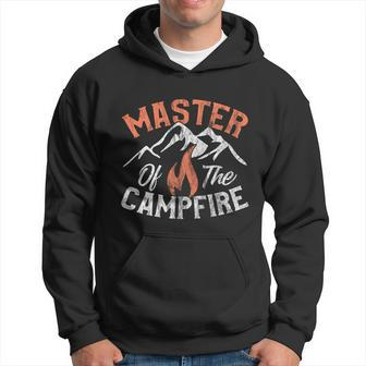 Funny Outdoor Camping Funny Gift Master Of Campfire Cute Gift Hoodie - Thegiftio UK