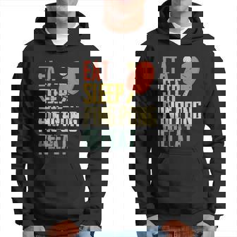 Funny Table Tennis Lover Graphic For Women And Men Ping Pong Gift Graphic Design Printed Casual Daily Basic V9 Hoodie - Thegiftio