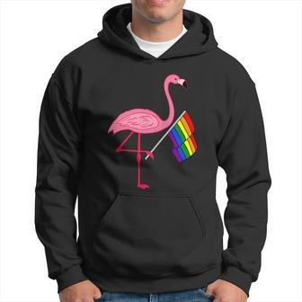 Gay Pride Pink Flamingo Lgbt Pride Month Gifts Hoodie - Thegiftio UK